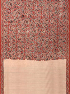 Natural Dye Block Print Cotton Sari
