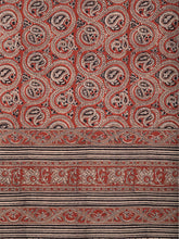 Load image into Gallery viewer, Natural Dye Block Print Cotton Sari