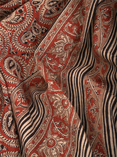 Load image into Gallery viewer, Natural Dye Block Print Cotton Sari