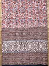 Load image into Gallery viewer, Azo Free Dye Block Print Cotton Sari