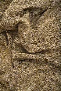 Natural Dye Block Print Cotton x Silk Fabric