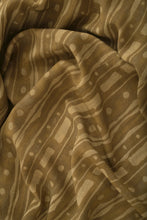 Load image into Gallery viewer, Natural Dye Block Print Cotton x Silk Fabric