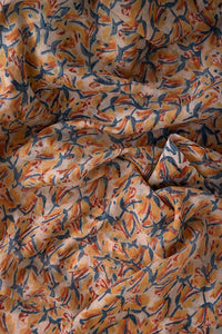 Natural Dye Block Print Cotton Fabric