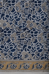 Natural Dye Block Print Cotton Fabric