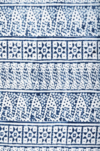 Natural Dye Block Print Cotton Fabric