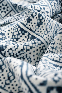 Natural Dye Block Print Cotton Fabric