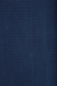 Natural Dyed Indigo Self Check Cotton Fabric