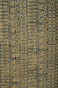 Natural Dye Block Print Cotton Fabric