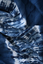 Load image into Gallery viewer, Natural Dye Shibori Cotton Fabric