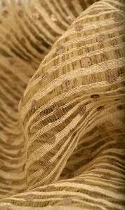 Natural Dye Block Print Silk Fabric