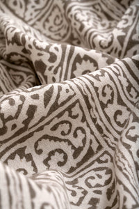 Natural Dye Block Print Cotton Fabric