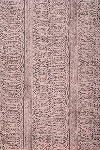 Natural Dye Block Print Linen Stole