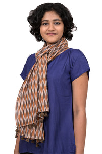 Safe Dye Ikat Cotton Stole