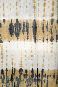 Natural Dye Shibori Cotton Stole