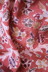 Natural Dye Batik Cotton Fabric