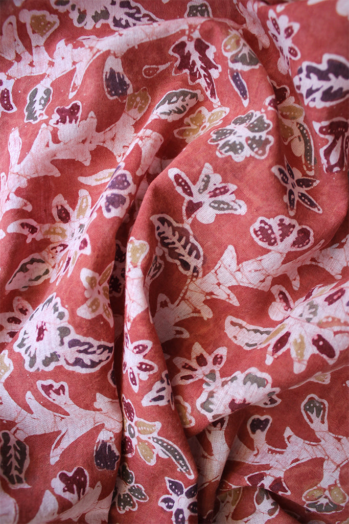 Natural Dye Batik Cotton Fabric