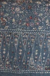 Natural Dye Batik Linen Stole