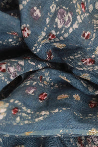 Natural Dye Batik Linen Stole