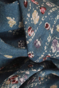 Natural Dye Batik Linen Stole