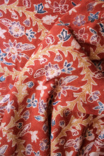 Load image into Gallery viewer, Natural Dye Batik Cotton x Silk Fabric