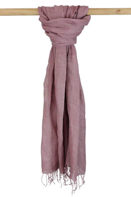 Natural Dye Linen Stole