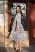 Load image into Gallery viewer, Natural Dyed Hand Block Printed &#39;EXQUISITE&#39; Gathered Dress