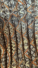 Load image into Gallery viewer, Natural Dye Block Print Silk Fabric
