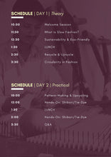 Load image into Gallery viewer, BOOT CAMP 3 | Hyderabad | 4 Days | The Tortoise &amp; The Hare: The Age of Slow Fashion
