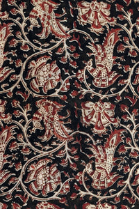 Natural Dye Block Print Cotton Dupatta - Creative Bee