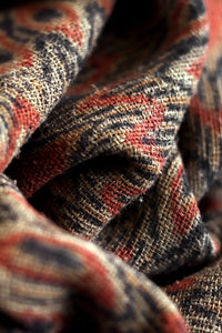 Natural Dye Block Print Silk Dupatta - Creative Bee