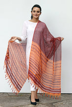 Load image into Gallery viewer, Natural Dye Shibori Filature Silk Dupatta - Creative Bee