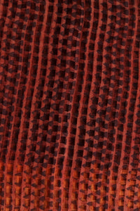 Natural Dye Shibori Filature Silk Dupatta - Creative Bee
