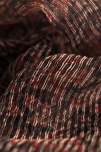 Natural Dye Block Print Filature Silk Dupatta - Creative Bee