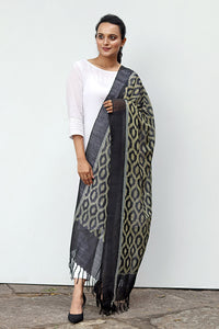 Ikat Silk Dupatta - Creative Bee