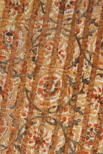 Load image into Gallery viewer, Natural Dye Block Print Silk Fabric - Creative Bee
