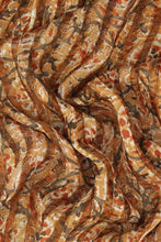 Load image into Gallery viewer, Natural Dye Block Print Silk Fabric - Creative Bee