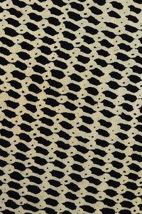 Natural Dye Block Print Silk Fabric - Creative Bee