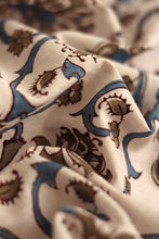 Load image into Gallery viewer, Natural Dye Block Print Cotton Fabric - Creative Bee