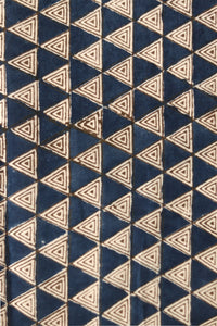Natural Dye Block Print Cotton Fabric - Creative Bee