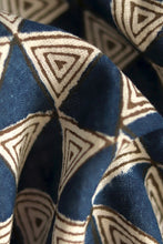 Load image into Gallery viewer, Natural Dye Block Print Cotton Fabric - Creative Bee