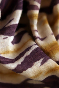 Natural Dye Shibori Cotton x Silk Fabric - Creative Bee