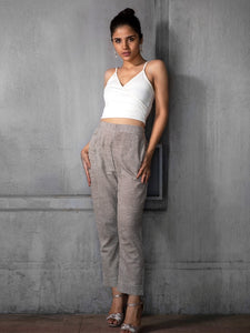 Natural Dye Hand Block Printed 'ELLIOT' Cigarette Pants