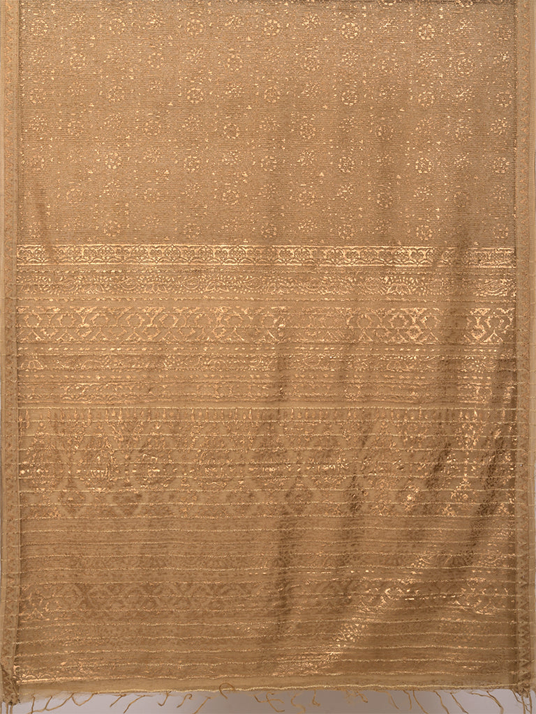 Natural Dye Block Print Silk Sari
