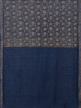 Load image into Gallery viewer, Natural Dye Block Print Silk Sari
