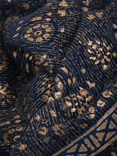 Load image into Gallery viewer, Natural Dye Block Print Silk Sari