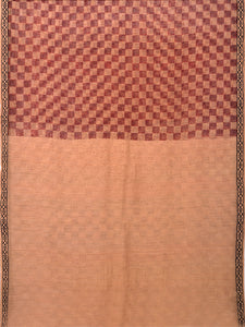 Natural Dye Block Print Silk Sari
