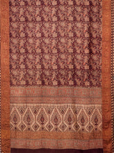 Load image into Gallery viewer, Natural Dye Block Print Silk Sari - Creative Bee