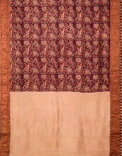 Load image into Gallery viewer, Natural Dye Block Print Silk Sari - Creative Bee