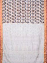 Load image into Gallery viewer, Natural Dye Block Print Silk Sari - Creative Bee