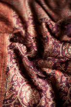 Load image into Gallery viewer, Natural Dye Block Print Silk Sari - Creative Bee